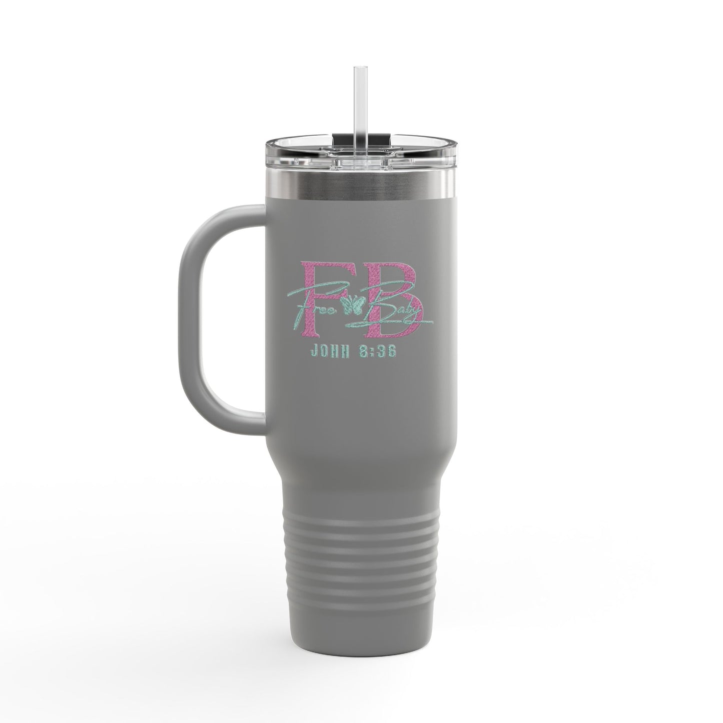 40oz Insulated Travel Mug - Free Baby Collection Tumbler Cup