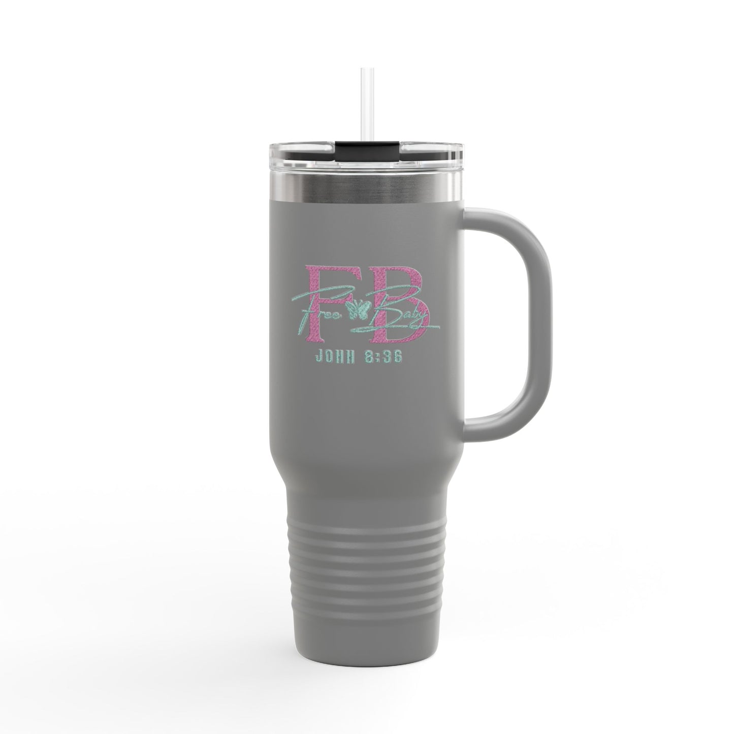 40oz Insulated Travel Mug - Free Baby Collection Tumbler Cup