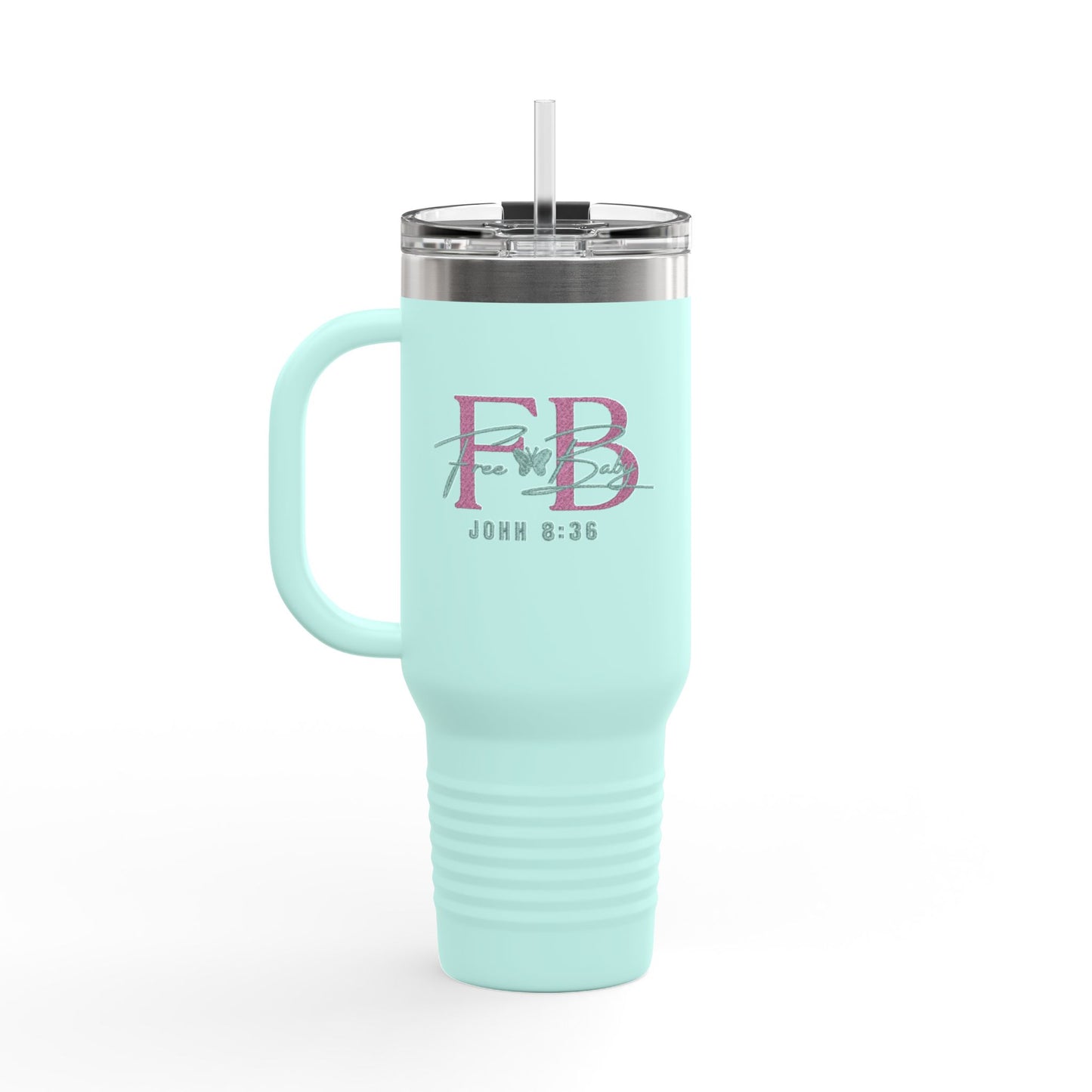 40oz Insulated Travel Mug - Free Baby Collection Tumbler Cup