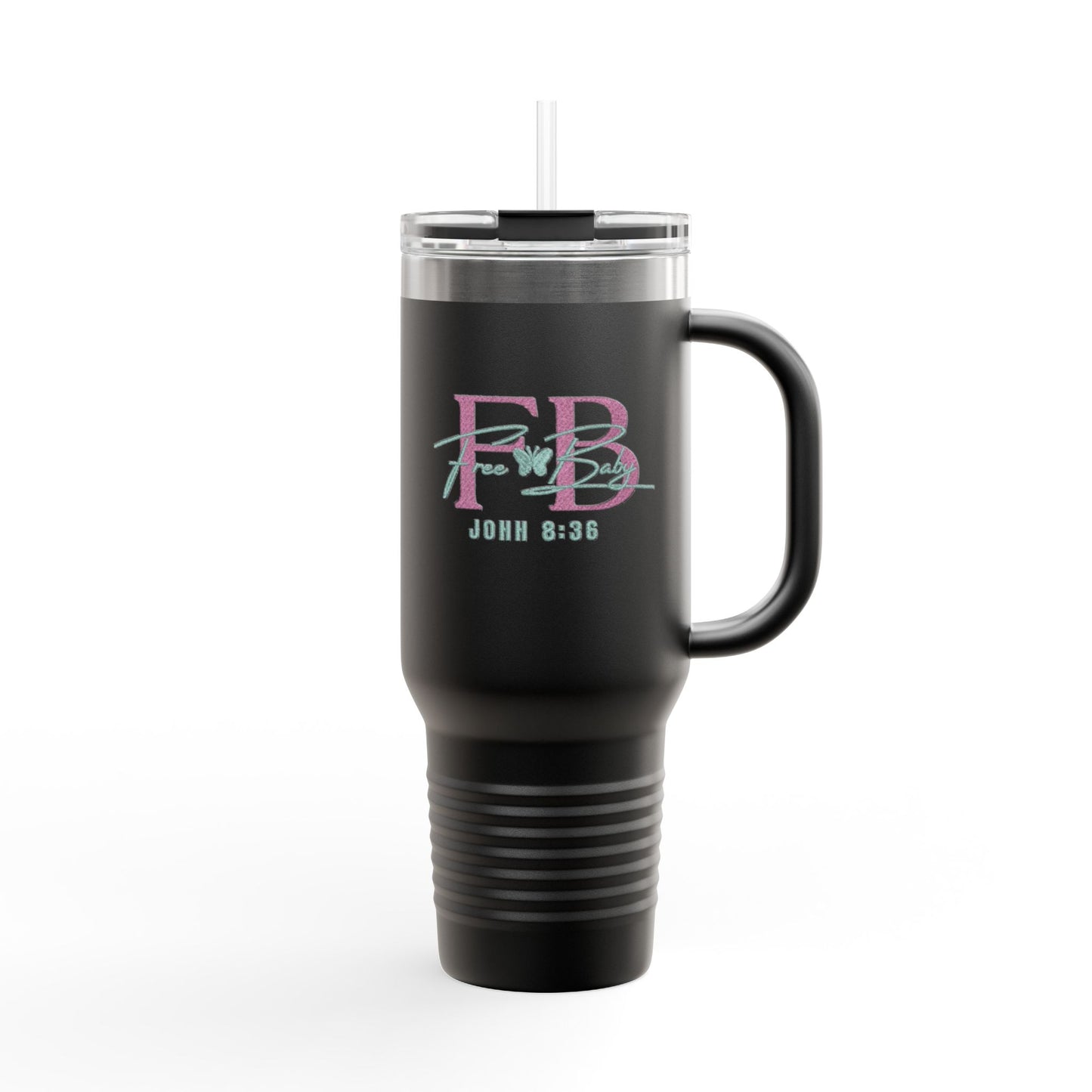 40oz Insulated Travel Mug - Free Baby Collection Tumbler Cup