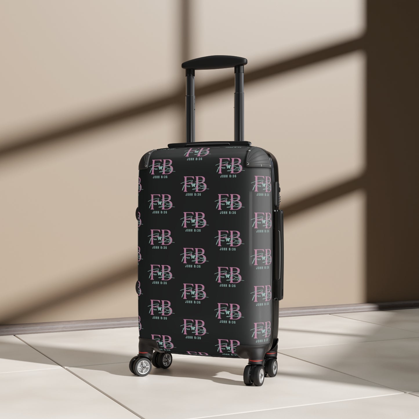 Free Baby - Stylish Travel Suitcase with Trendy Design, Luggage for Travel, Weekend Getaways, Gift for Travelers, Vacation Essentials, Premium Carry-On