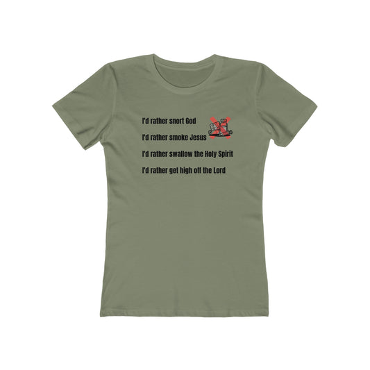 Inspirational Boyfriend Tee, Funny T-Shirt for Women, Casual Wear, Gift for Her, Christian Apparel, Sayings Tee