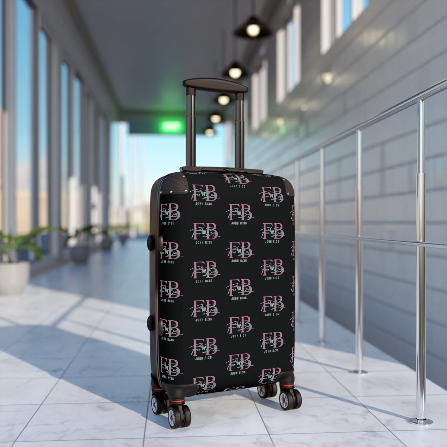 Free Baby - Stylish Travel Suitcase with Trendy Design, Luggage for Travel, Weekend Getaways, Gift for Travelers, Vacation Essentials, Premium Carry-On