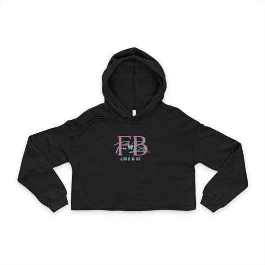 Free Baby - Trendy Women's Cropped Hoodie, Stylish Casual Wear, Summer Fashion, Gift for Her, Lounge Outfit, Festival Clothing