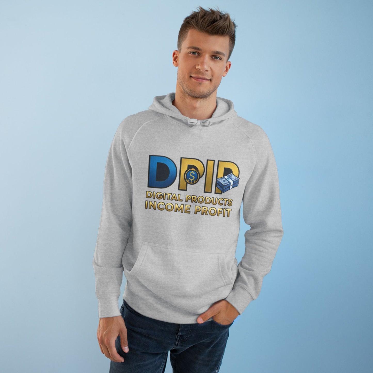 Digital Products Income Profit Hoodie | Unisex Pullover | Ideal for Entrepreneurs, Cozy Lounge Wear, Gift for Creators