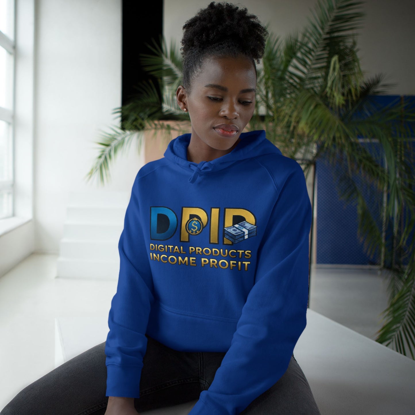 Digital Products Income Profit Hoodie | Unisex Pullover | Ideal for Entrepreneurs, Cozy Lounge Wear, Gift for Creators