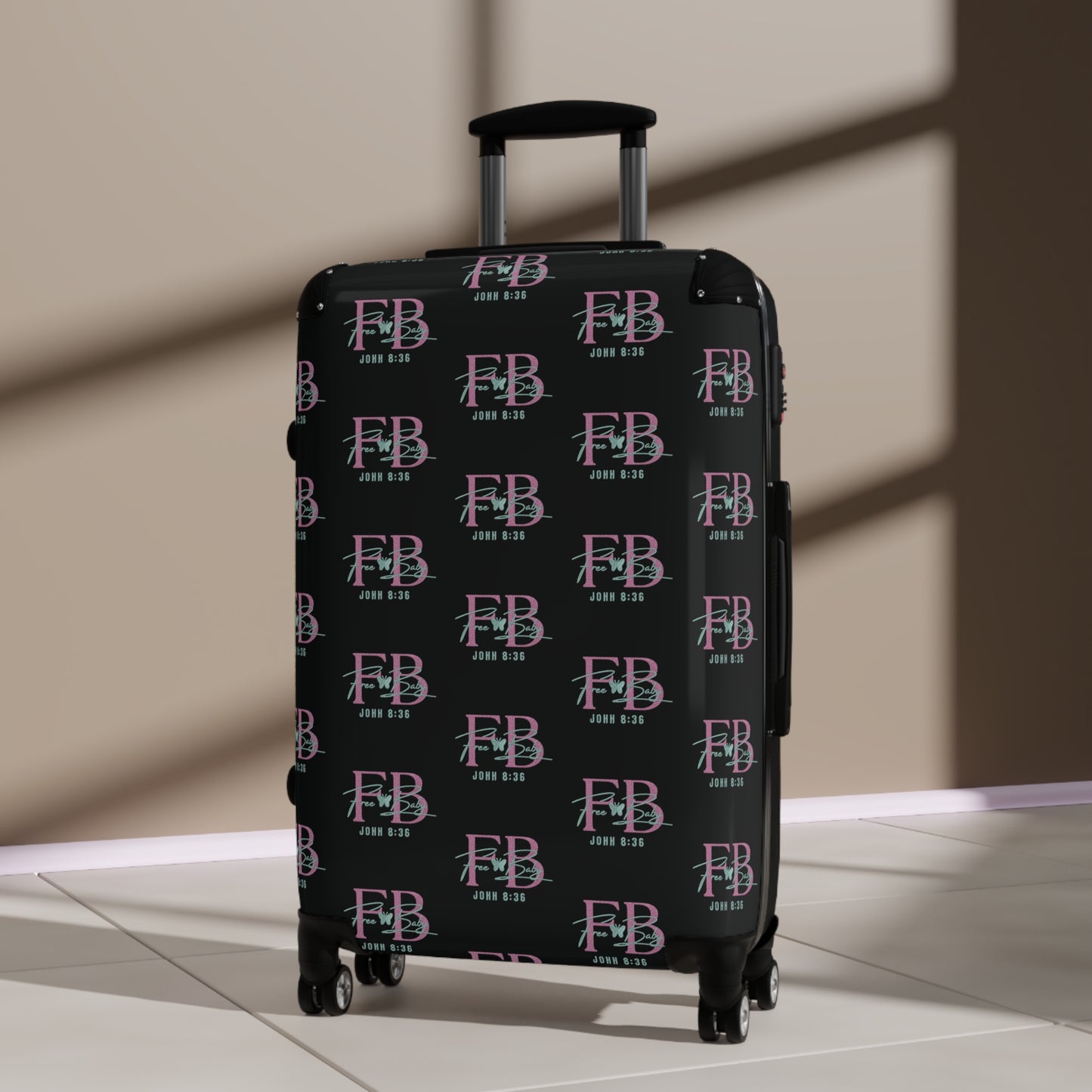 Free Baby - Stylish Travel Suitcase with Trendy Design, Luggage for Travel, Weekend Getaways, Gift for Travelers, Vacation Essentials, Premium Carry-On
