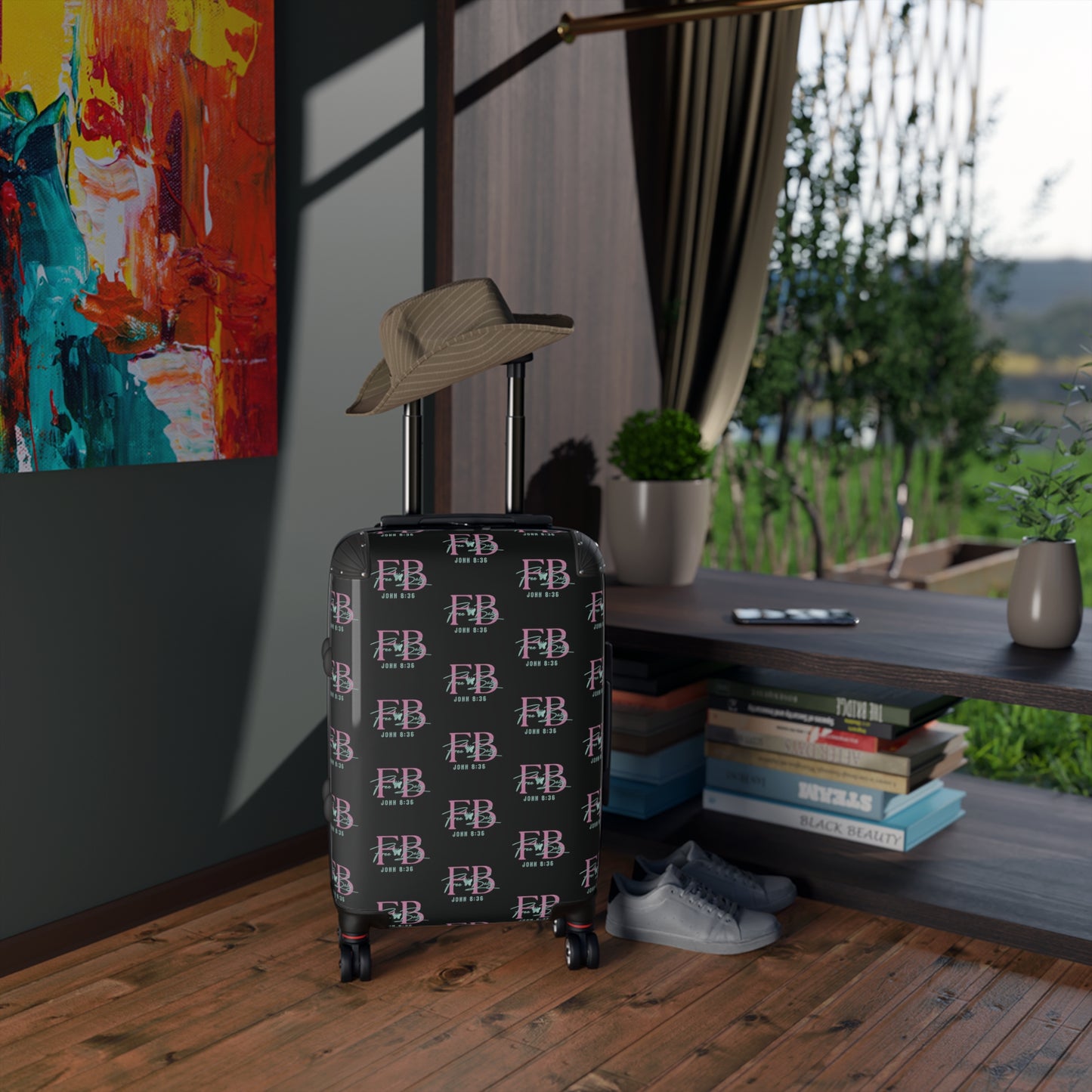 Free Baby - Stylish Travel Suitcase with Trendy Design, Luggage for Travel, Weekend Getaways, Gift for Travelers, Vacation Essentials, Premium Carry-On