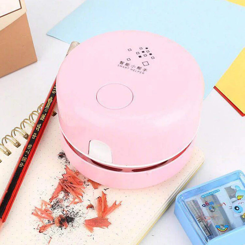 Mini Desktop Vacuum Cleaner Charging Wireless Handheld Keyboard Cleaning Vacuum Cleaner Student Eraser Pencil Dust Removal