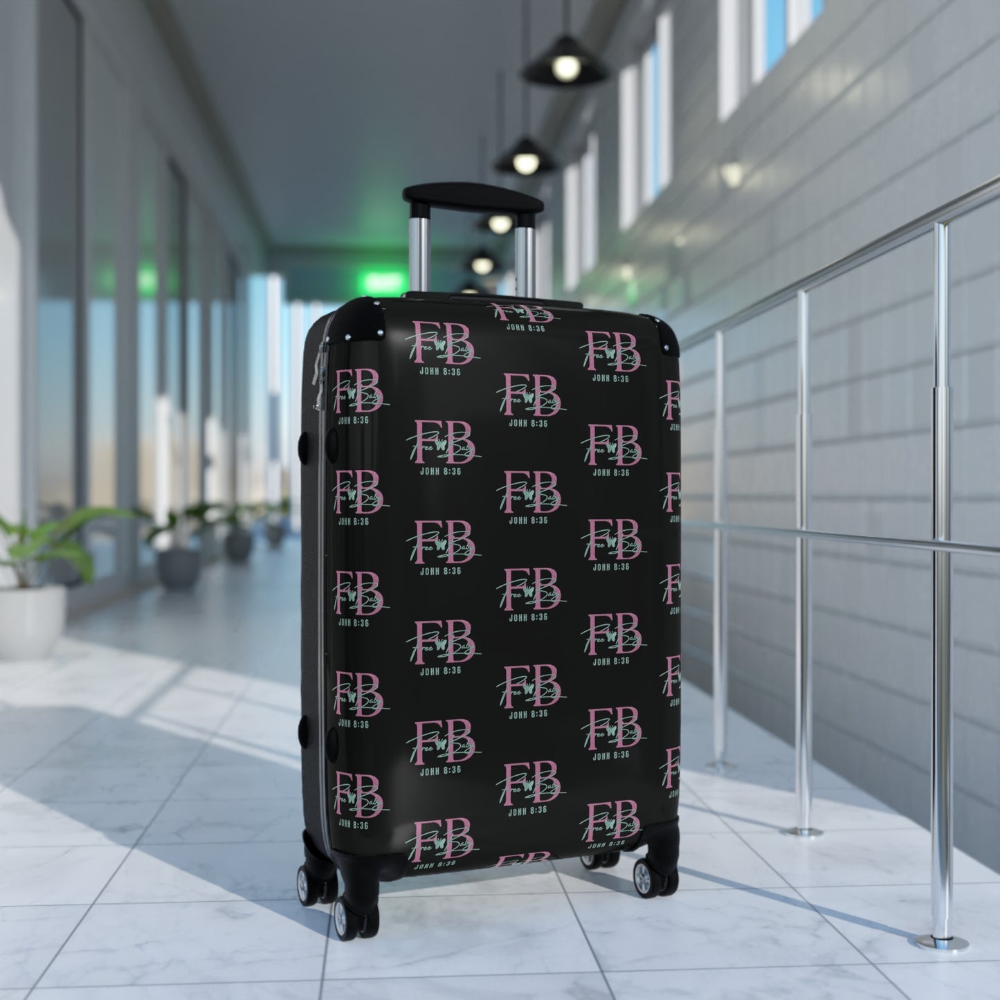 Free Baby - Stylish Travel Suitcase with Trendy Design, Luggage for Travel, Weekend Getaways, Gift for Travelers, Vacation Essentials, Premium Carry-On