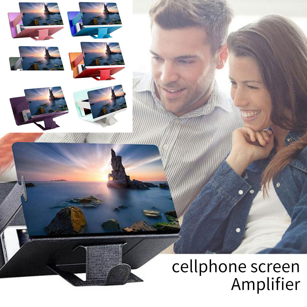Phone Desk Lazy Holder Phone Screen Amplifier For iPhone XR 7 8 Desk Phone Holder Screen Amplifier