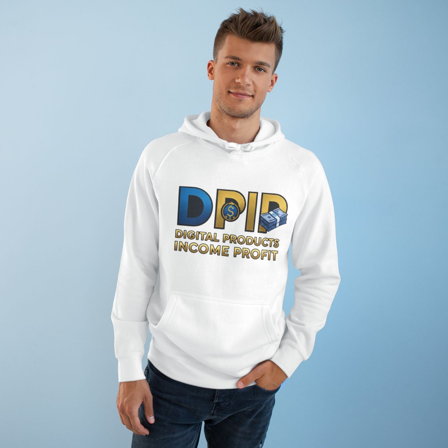 Digital Products Income Profit Hoodie | Unisex Pullover | Ideal for Entrepreneurs, Cozy Lounge Wear, Gift for Creators