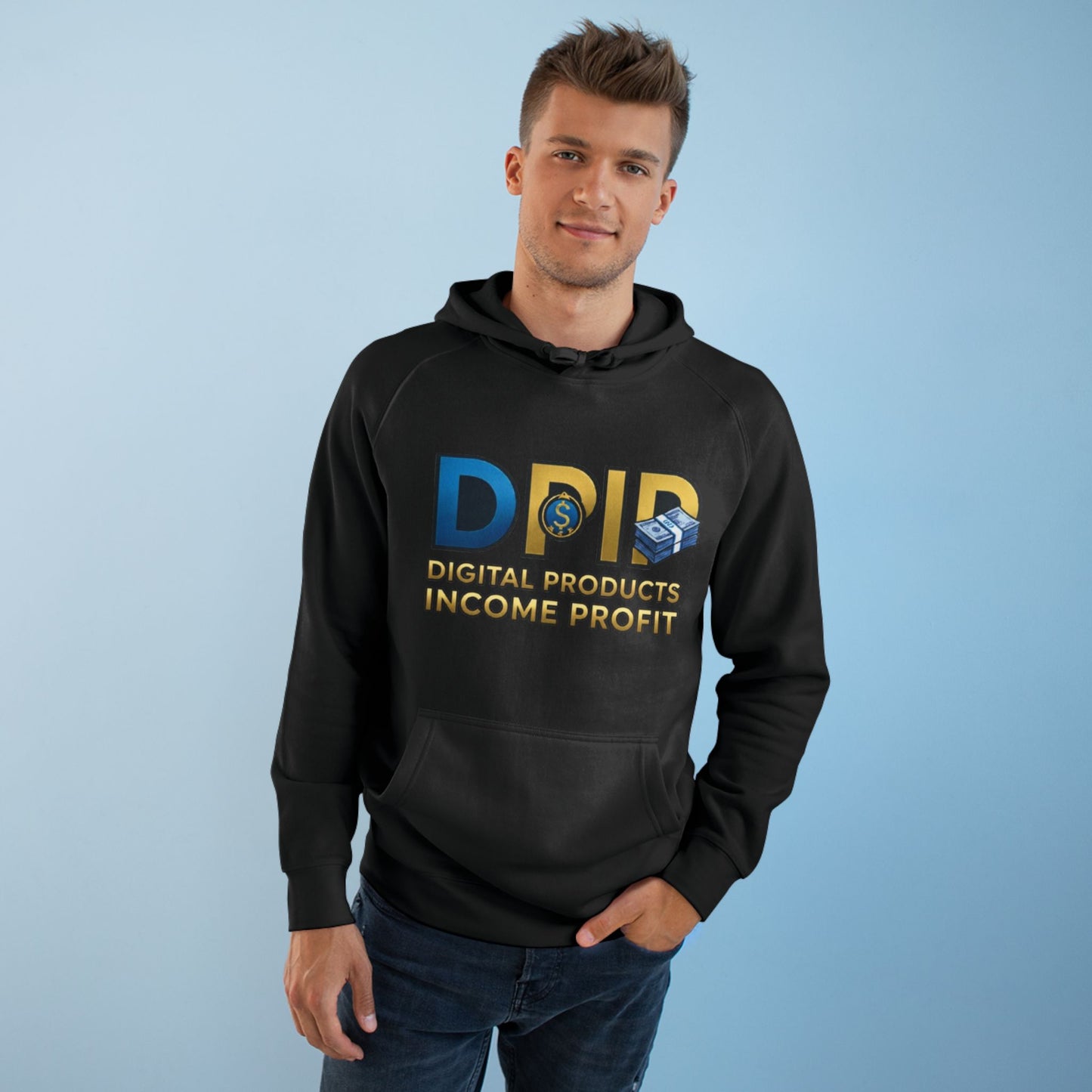 Digital Products Income Profit Hoodie | Unisex Pullover | Ideal for Entrepreneurs, Cozy Lounge Wear, Gift for Creators