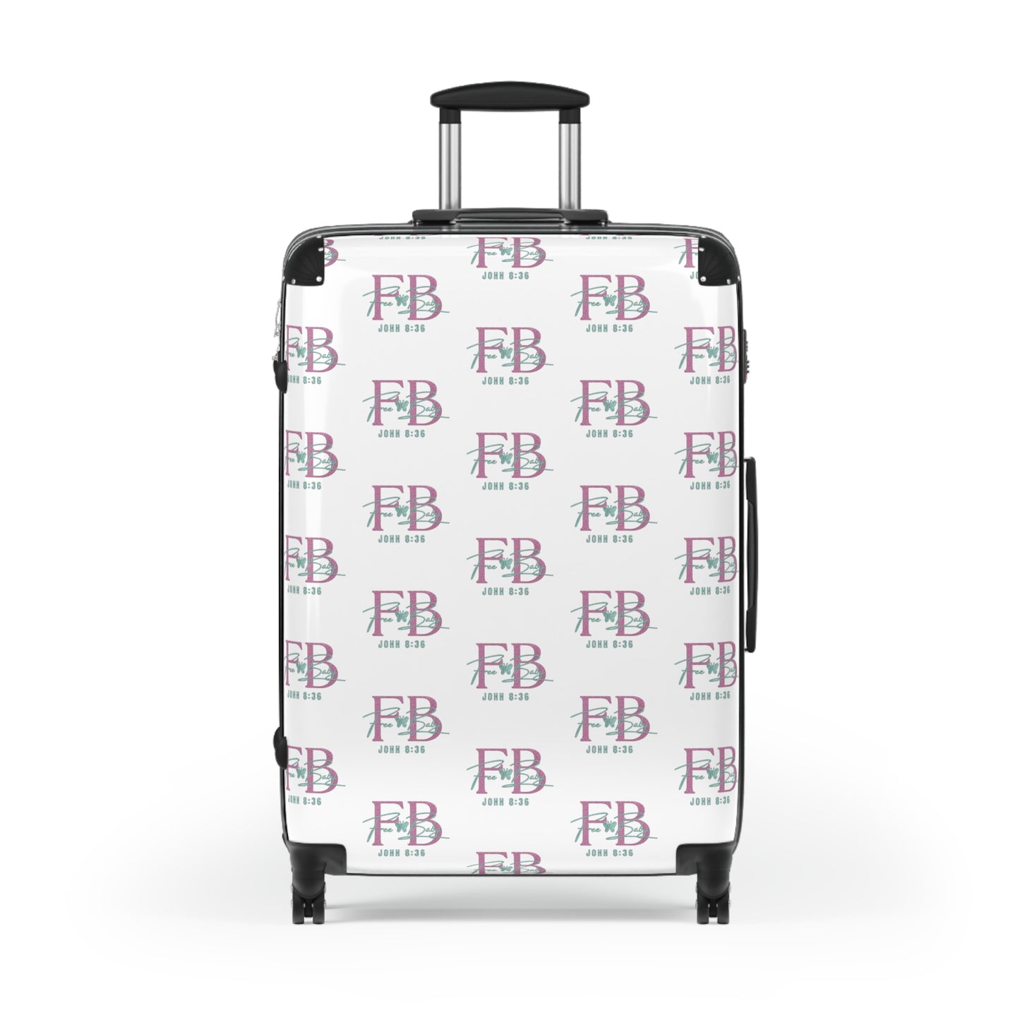 Free Baby - Stylish Travel Suitcase with Personalized Design, Luggage, Suitcase for Vacation, Carry-On, Travel Gift, Unique Travel Accessories