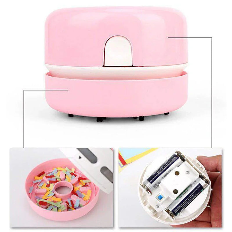 Mini Desktop Vacuum Cleaner Charging Wireless Handheld Keyboard Cleaning Vacuum Cleaner Student Eraser Pencil Dust Removal