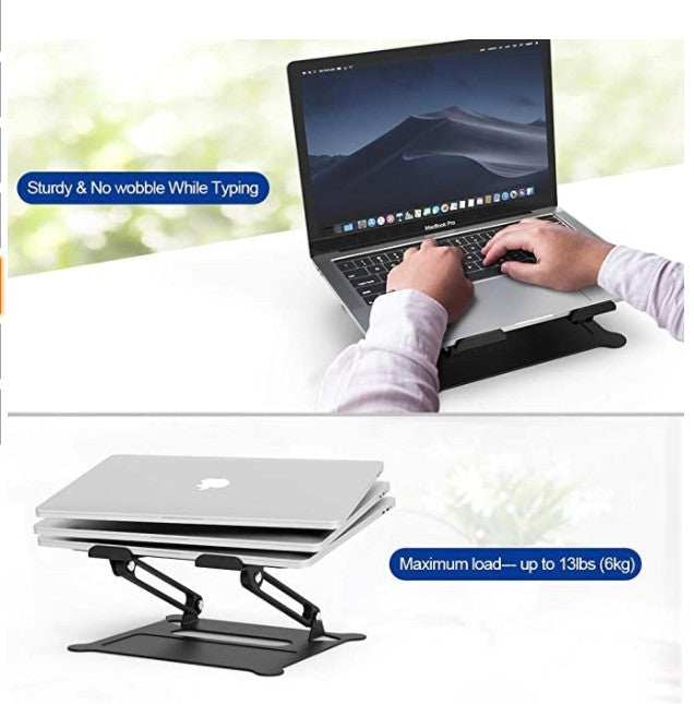 Besign LS05 and LSX3 Aluminum Laptop Stand, Ergonomic Computer Stand, Riser Holder Notebook Stand