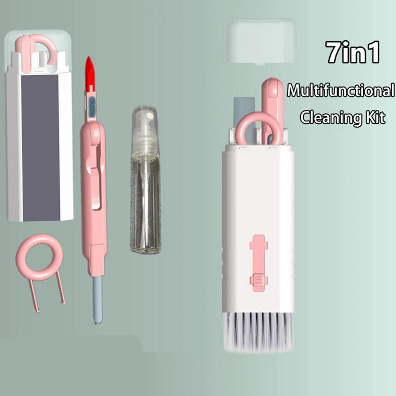 7 in 1 Bluetooth Headset Cleaning Pen Portable Keyboard Headset Computer Cleaning Kit