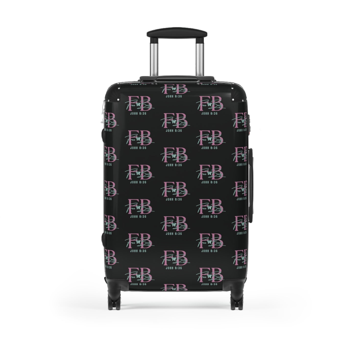 Free Baby - Stylish Travel Suitcase with Trendy Design, Luggage for Travel, Weekend Getaways, Gift for Travelers, Vacation Essentials, Premium Carry-On