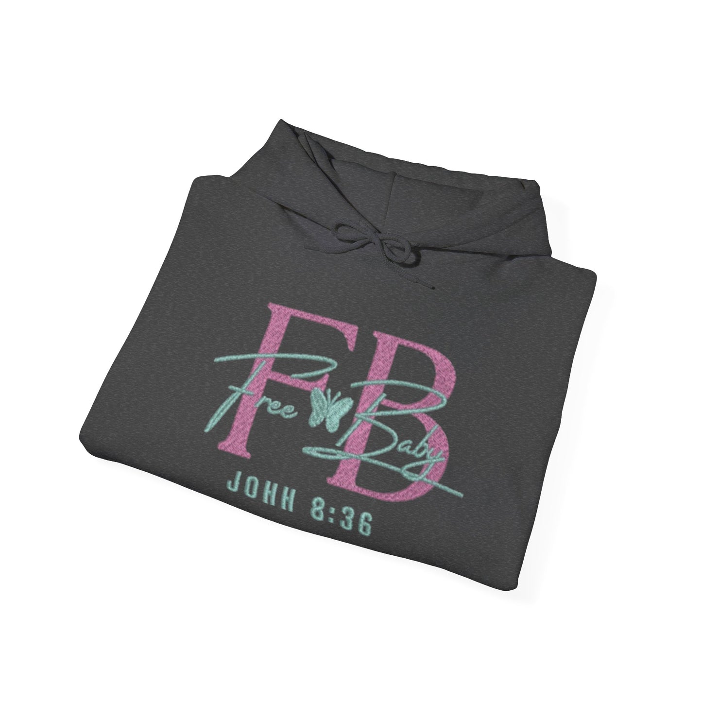 Faith-Based Free-Baby Hooded Sweatshirt, Cozy Apparel, Casual Wear, Inspirational Gift, Religious Hoodie, Everyday Comfort