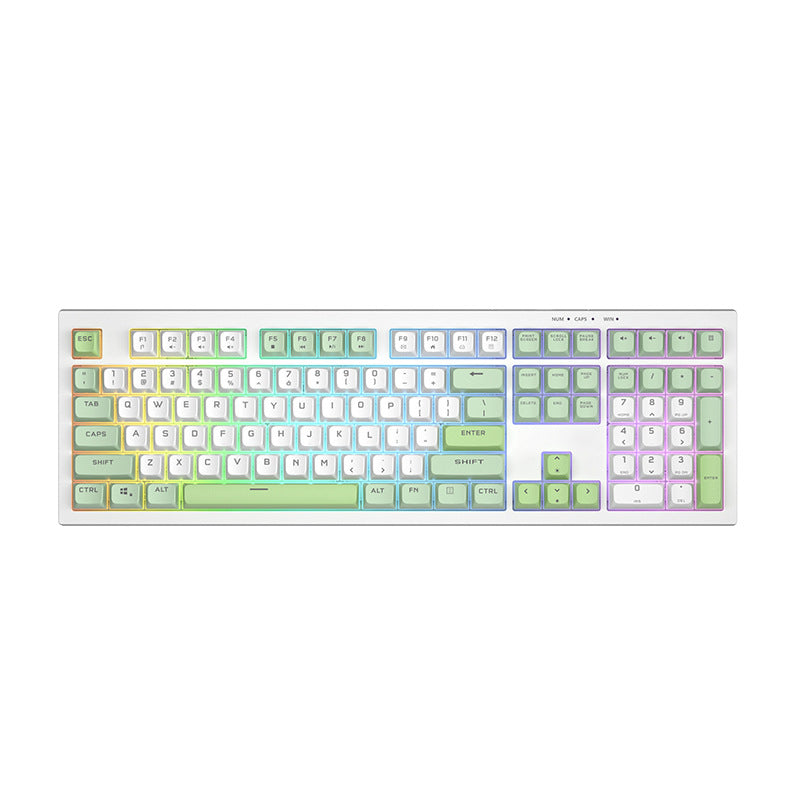 BM108 mechanical tactile keyboard with high aesthetic value, mixed light e-sports game office mute film keyboard