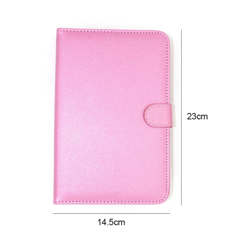 Portable PU Leather Wireless Keyboard Case for iPhone Protective Mobile Phone with Bluetooth Keyboard For IPhone Android Phone