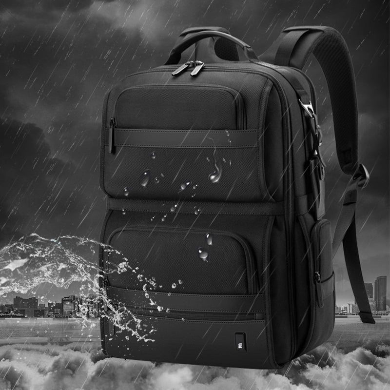 New Casual Business Men's Backpack Travel Business Computer Backpack Men's Waterproof Student School Bag