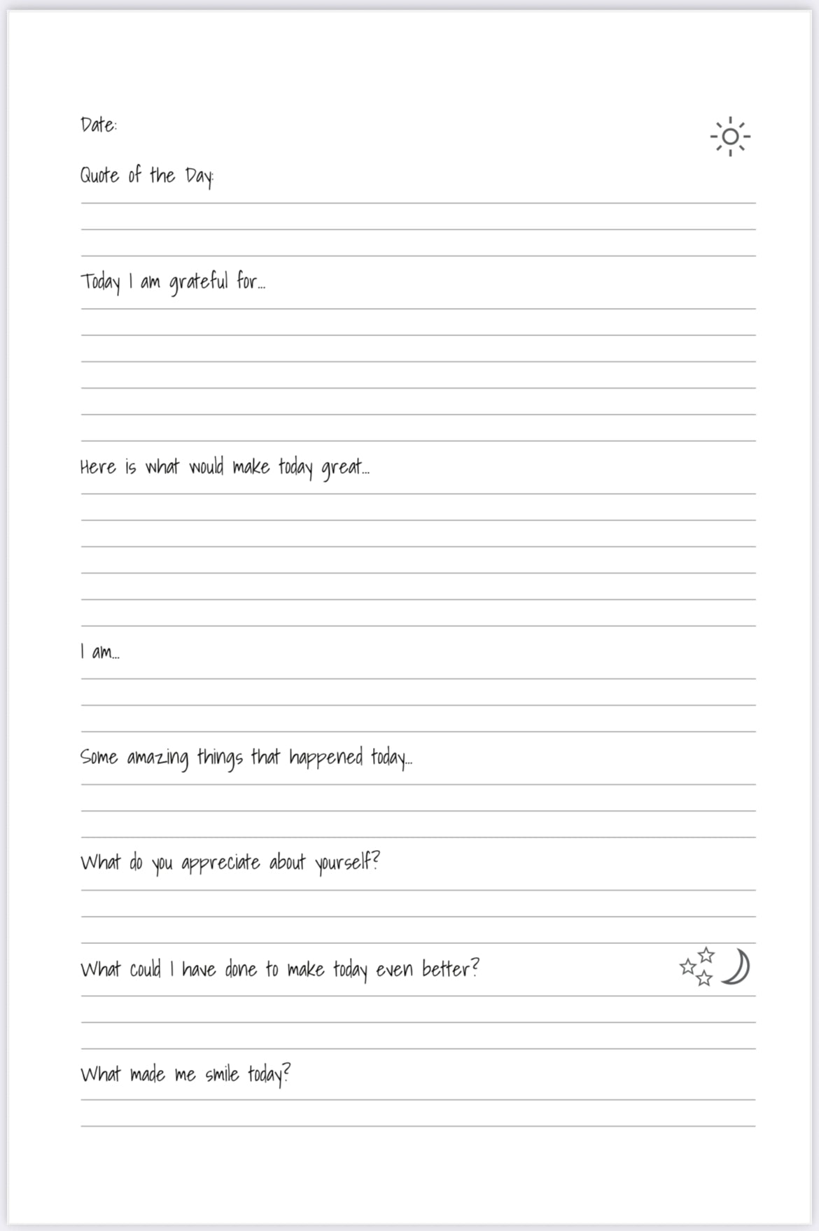 I AM - Walking Out of The Woods Spiritual Growth Journal | E-Book