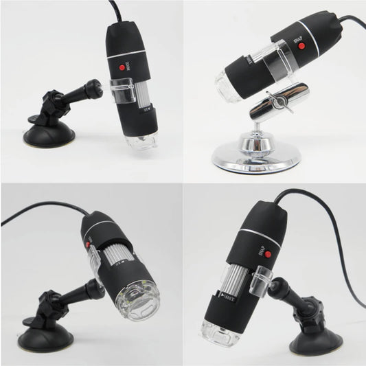 1080P 8 LED Microscope Camera 1000X/1600X Digital USB Magnifier GV99