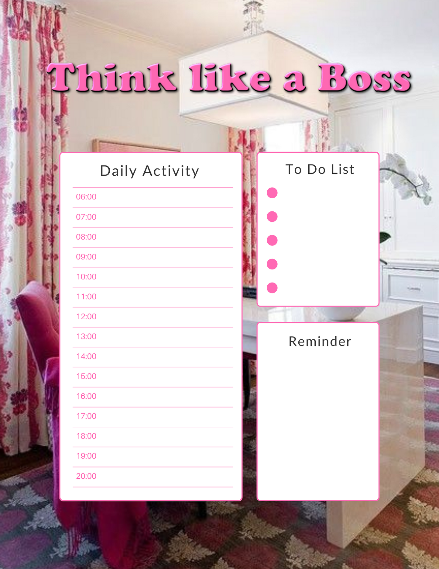 Boss Activity Planner