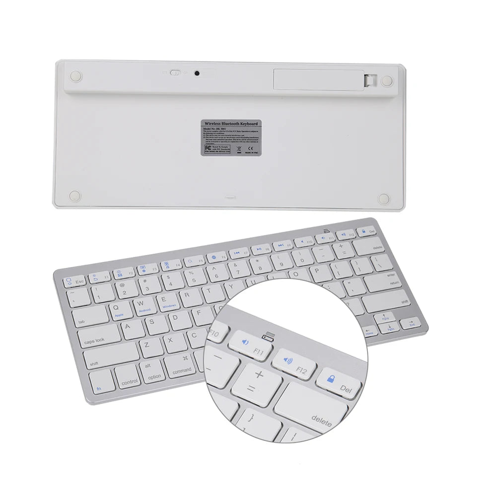 Universal Wireless Keyboard 3.0 Bluetooth Keyboard for Apple Mac Os System for Apple iPad 2 3 4 Ipad air 1 2 ipad for Iphone 6